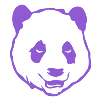 Sexy Panda Decal (Lavender)